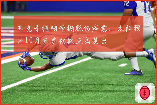 布克手指韧带撕脱伤痊愈，太阳预计10月开季初段正式复出